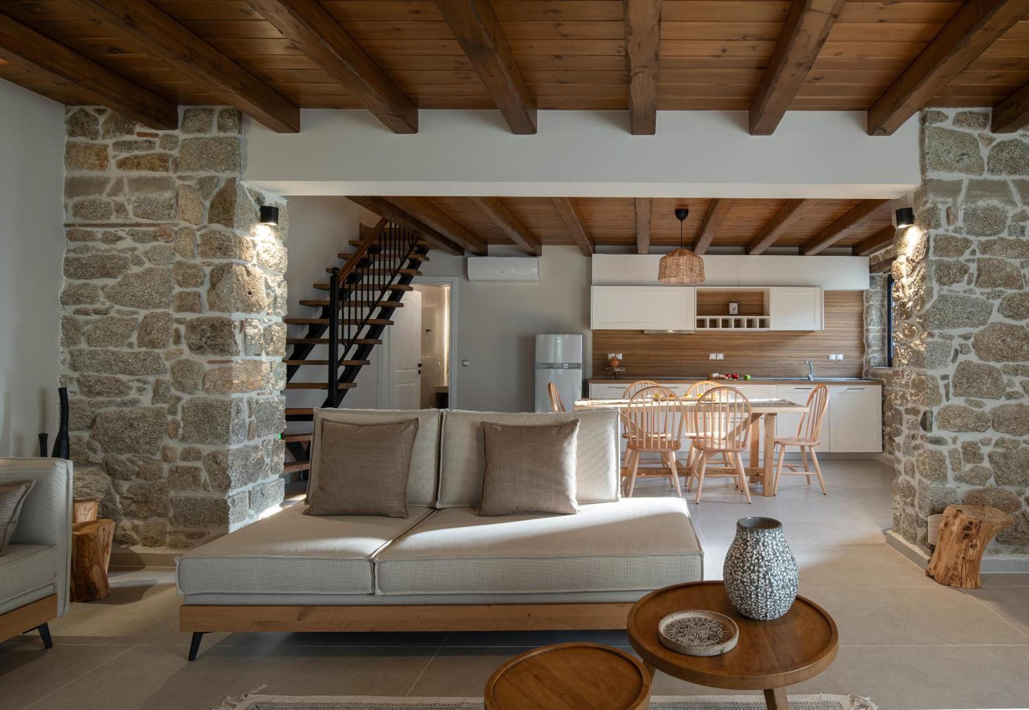 Lithos Villas Apollon シキア エクステリア 写真