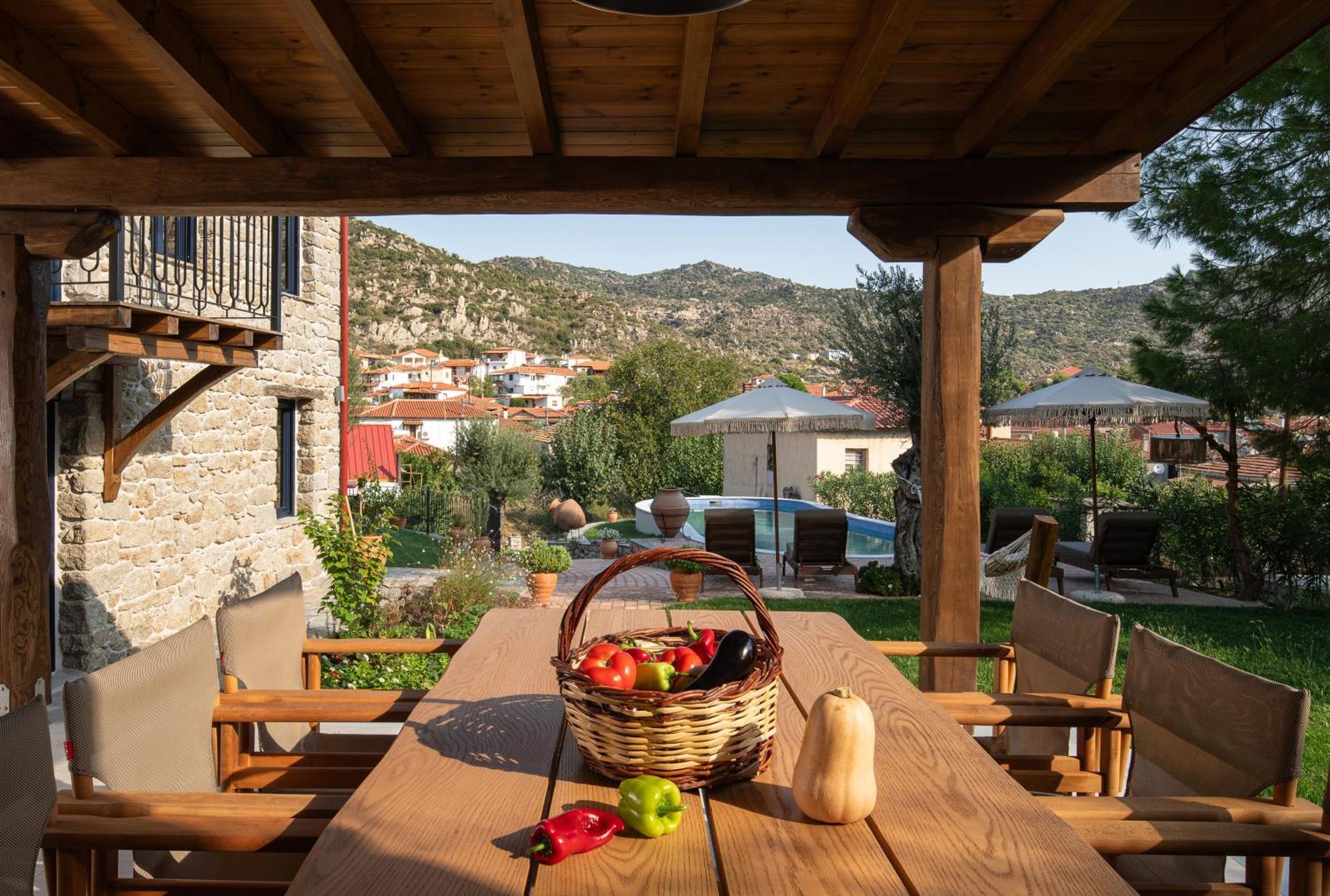 Lithos Villas Apollon シキア エクステリア 写真