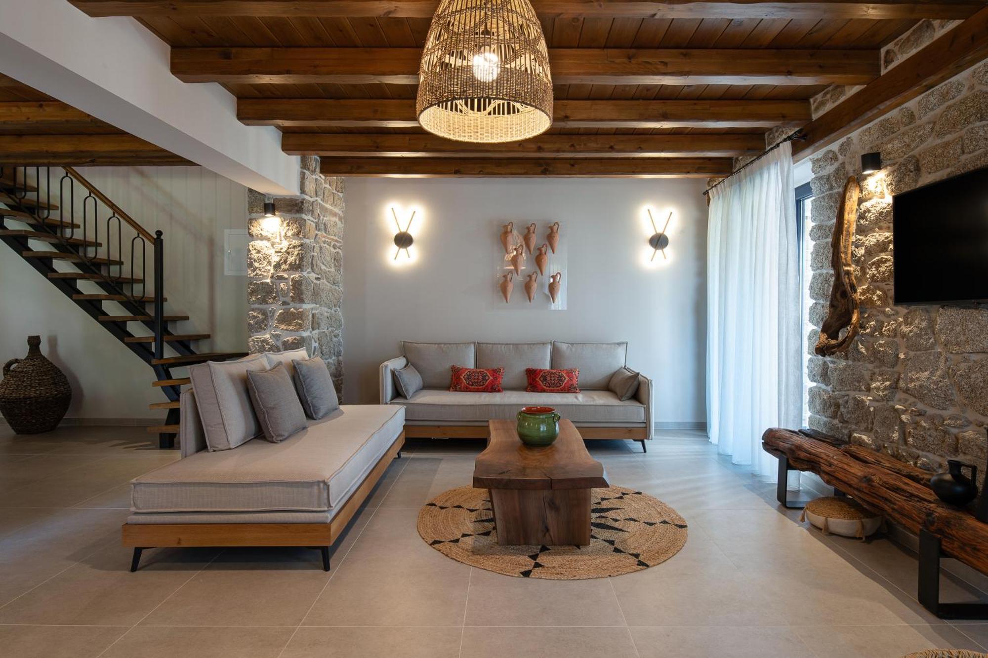 Lithos Villas Apollon シキア エクステリア 写真